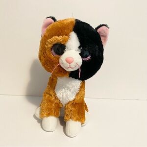 Ty Beanie Boos Tauri Plush Kitty Stuffed Animal Brown Black Cat Calico 9” Babies